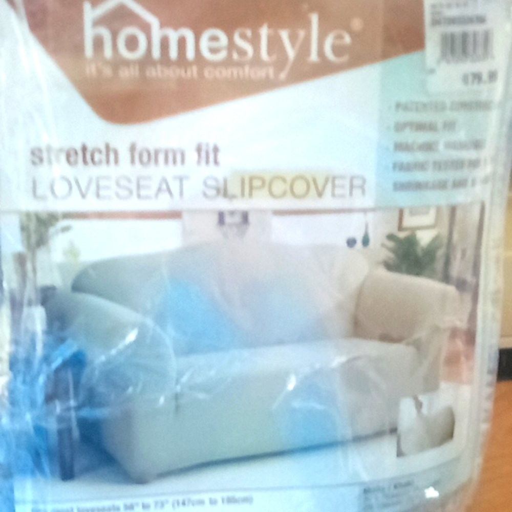 Stretch Love Seat Slip Cover - Picture 4 of 11
